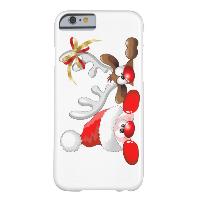 Capa Para iPhone, Case-Mate Papai noel e caso engraçados do iPhone 6 dos (Verso)