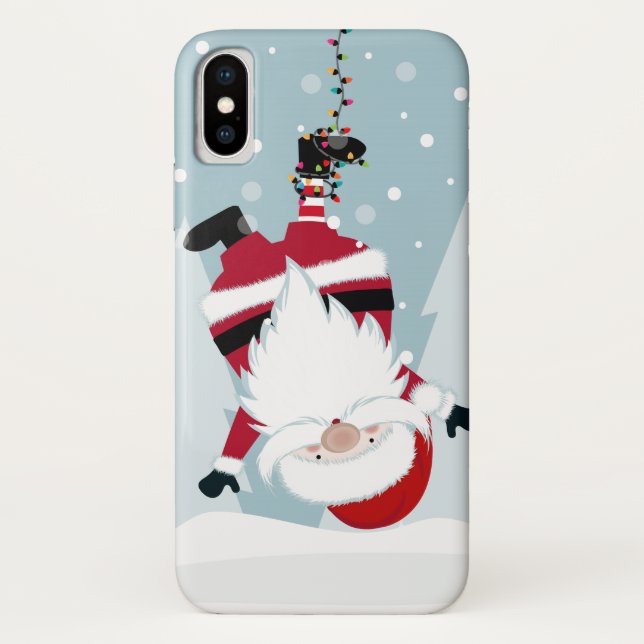 Capa Para iPhone, Case-Mate Papai Noel engraçado (Verso)