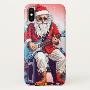 Capa Para iPhone Da Case-Mate Papai Noel tocando violão