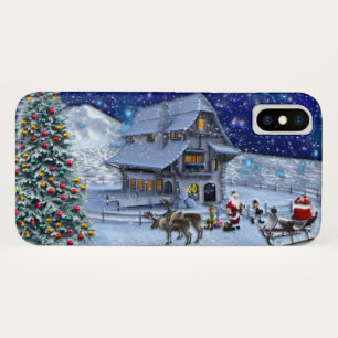 Capa Para iPhone Da Case-Mate Papais noeis Rudolph Elf com Sled