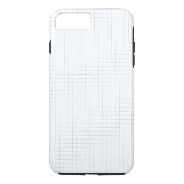 Capa Para iPhone, Case-Mate Papel de gráfico azul e branco (Verso)