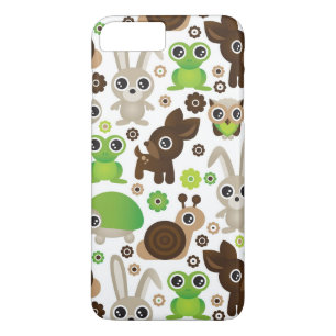 Capa Para iPhone Da Case-Mate papel de parede do animal do coelho da tartaruga