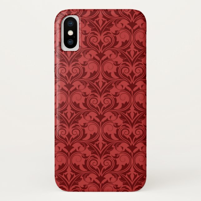 Capa Para iPhone, Case-Mate Papel de parede vermelho (Verso)