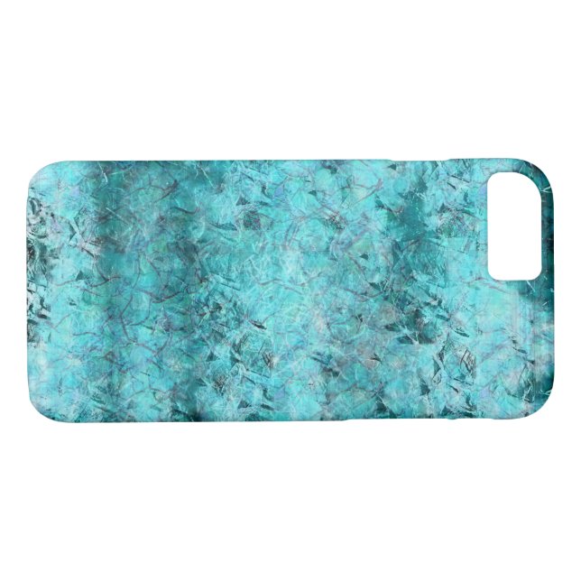 Capa Para iPhone, Case-Mate Papel néon azul amassado (Verso (Horizontal))