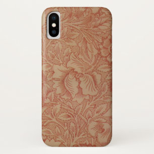 Capa Para iPhone Da Case-Mate Papoila cor-de-rosa (por William Morris) (Padrão V