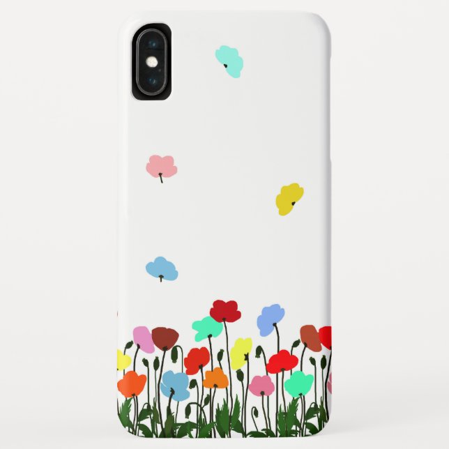Capa Para iPhone, Case-Mate Papoilas do cheio da cor (Verso)