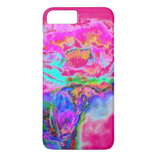 Capa Para iPhone Da Case-Mate Papoula Rosa, pintura floral em aquarela