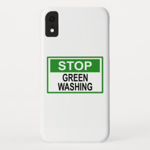 Capa Para iPhone Da Case-Mate Parar Sinal de Lavagem em Verde