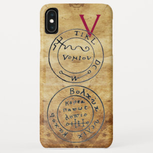 CAPA PARA iPhone XS MAX PARCHE DE MAPAS DO TRATAMENTO ANTICO TALISMAN/PIRA