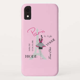 Capa Para iPhone Da Case-Mate Paris Eiffel Tower Fashion Rosa