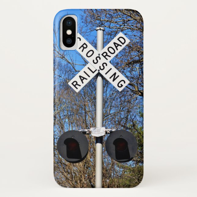 Capa Para iPhone, Case-Mate Passagem Ferroviária Com Crossbuck Invertido (Verso)