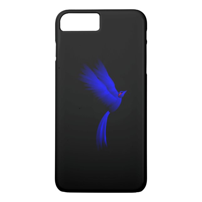 Capa Para iPhone, Case-Mate Pássaro de Fogo Azul (Verso)
