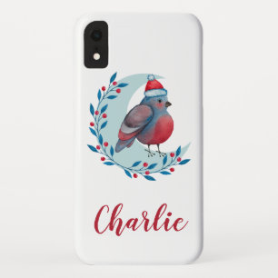Capa Para iPhone Da Case-Mate Pássaro Natal Personalizado Na Lua