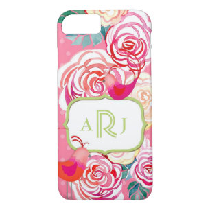 Capa Para iPhone Da Case-Mate Pássaros Hipsteres Monogramas Paisley Floral