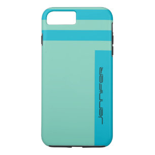 Capa Para iPhone Da Case-Mate Pastel Blue e Green Minimalist Duro