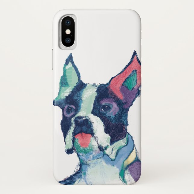 Capa Para iPhone, Case-Mate Pastel da aguarela de Ulysses (Verso)