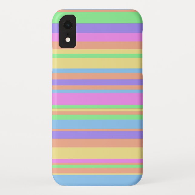 Capa Para iPhone, Case-Mate Pastel Stripes (Verso)