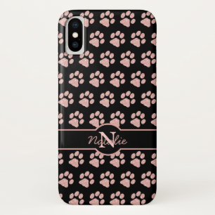 Capa Para iPhone Da Case-Mate Pata Imprime Rosa Dourado Na moda Monograma