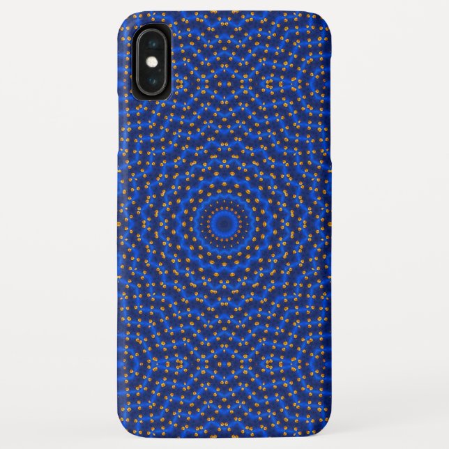 Capa Para iPhone, Case-Mate Pato em caleidoscópio azul... (Verso)