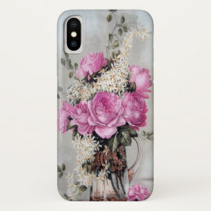 Capa Para iPhone Da Case-Mate Paul De Longpre Pink Roses em Vase