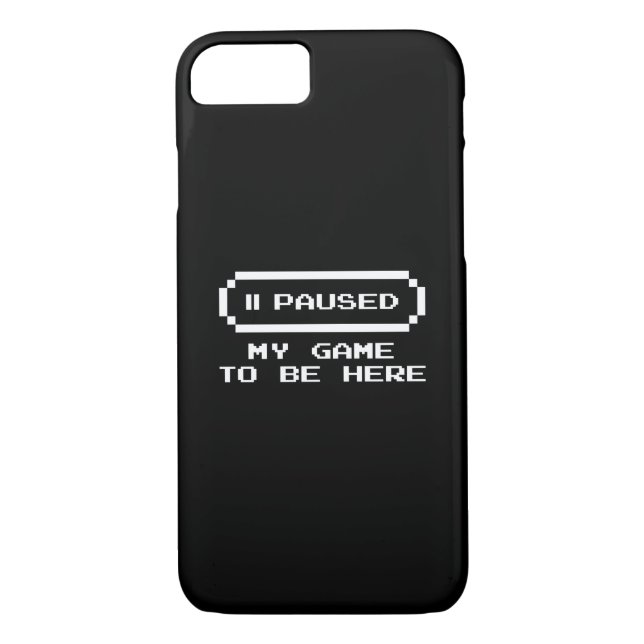 Capa Para iPhone, Case-Mate Pausou meu jogo (Verso)