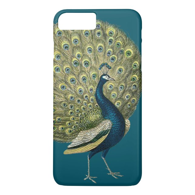 Capa Para iPhone, Case-Mate Pavão do vintage (Verso)
