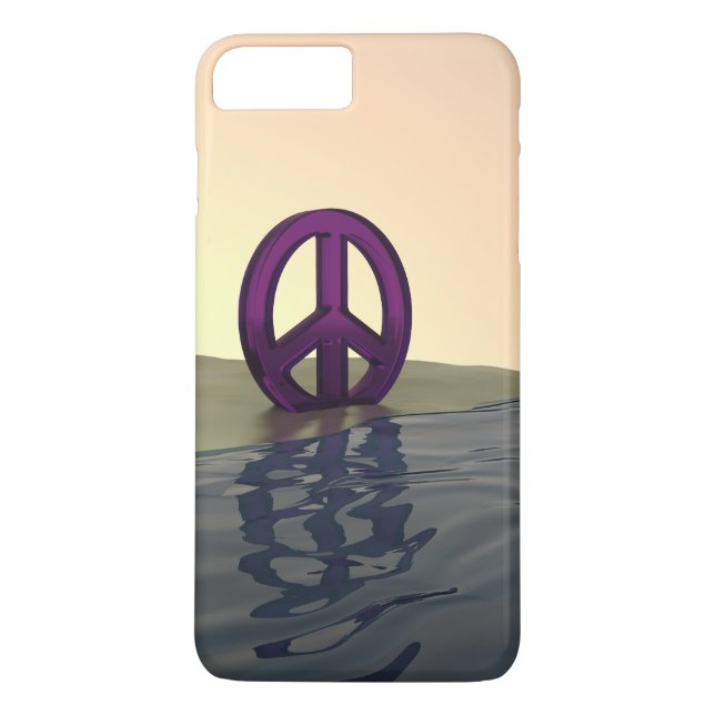 Capa Para iPhone, Case-Mate Paz em uma praia (Verso)