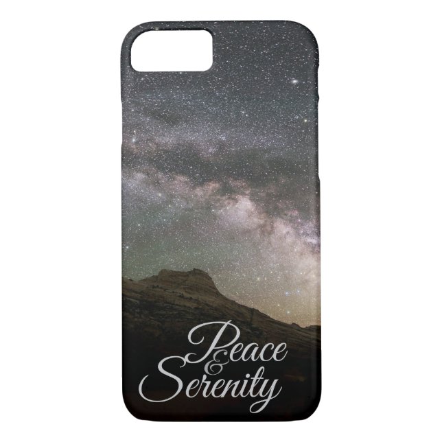Capa Para iPhone, Case-Mate Peace & Serenity Mountain Night Sky (Verso)