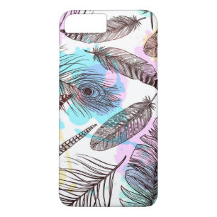 Capa iPhone 8 Plus/7 Plus Peacock Feather