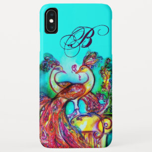 CAPA PARA iPhone XS MAX PEACOCKS NO MONOGRAMA AMOR