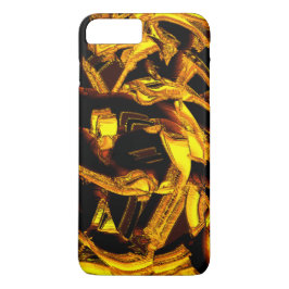 Capa iPhone 8 Plus/7 Plus Pedaços ou bagaço de casca de tangerina desidratad