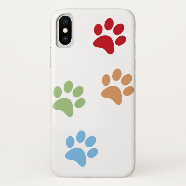 Capa Para iPhone, Case-Mate Pegada dos cães (Verso)