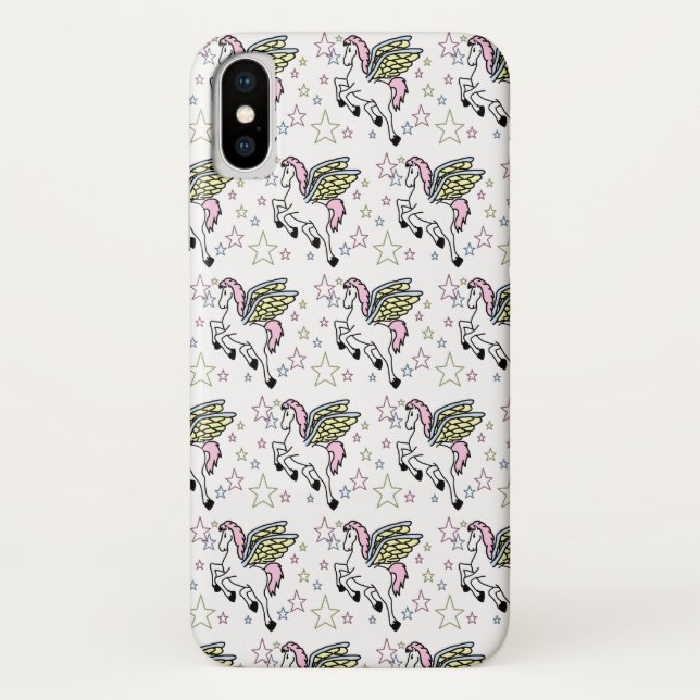 Capa Para iPhone, Case-Mate Pegasus e Estrelas (Verso)