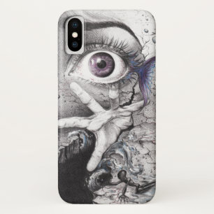 Capa Para iPhone Da Case-Mate Peixe-olho e arte de desenhar lápis surreal