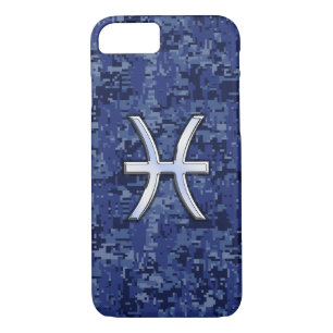 Capa Para iPhone Da Case-Mate Peixes Símbolo Zodiac Marinho Camuflagem Digital A