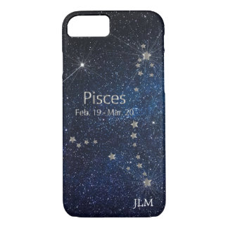 Capa iPhone 8/ 7 Peixes - Sinal Zodiac Star