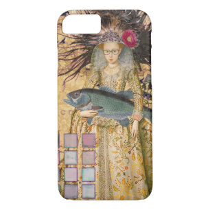 Capa iPhone 8/ 7 Peixes Vintage Clássica Gótica