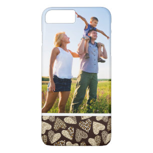 Capa iPhone 8 Plus/7 Plus Pele animal da foto feita sob encomenda com