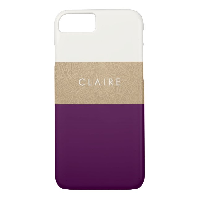 Capa Para iPhone, Case-Mate Peles Douradas e ameixas (Verso)