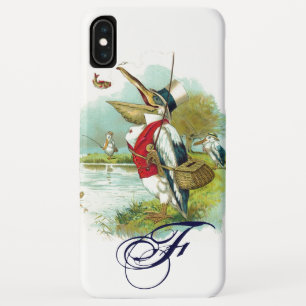 Capa Para iPhone XS Max PELICAN FISHING MONOGRAMA White