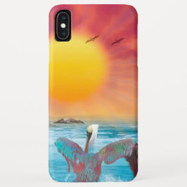 Capa Para iPhone Da Case-Mate Pelicanos castanhos SUN BEIJADOS PELICANOS