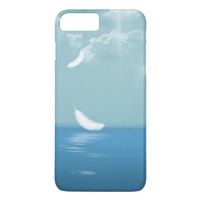 Capa Para iPhone, Case-Mate pena flutuando sobre o oceano (Verso)