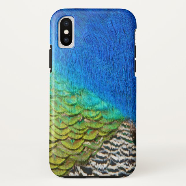 Capa Para iPhone, Case-Mate Penas de Peacock IV Abstrato (Verso)