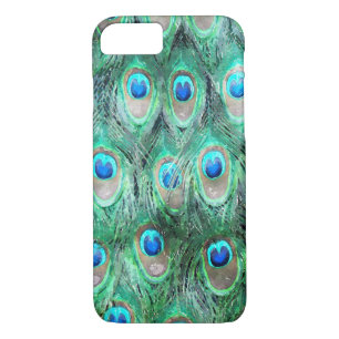 Capa Para iPhone Da Case-Mate Penas de Peacock Padrão Exótico de Aquarela Selvag