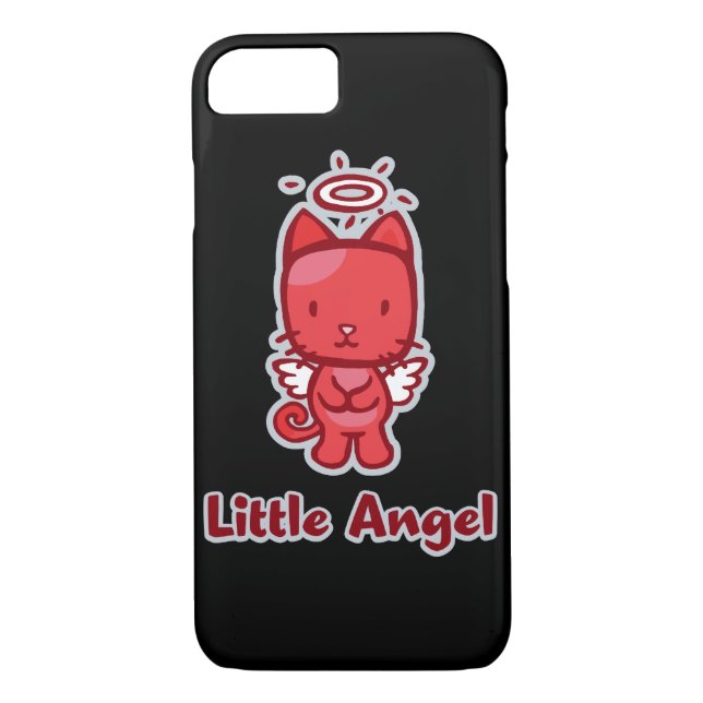 Capa Para iPhone, Case-Mate Pequeno Anjo... Pequeno Cartoon Gato Gato Gato do  (Verso)