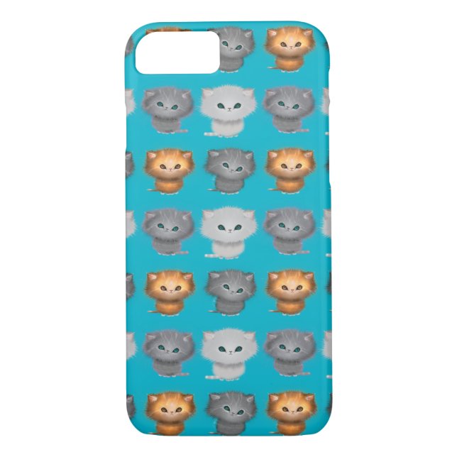 Capa Para iPhone, Case-Mate Pequenos Gatinhos - Padrão Tabby Gatinhos Persa (Verso)