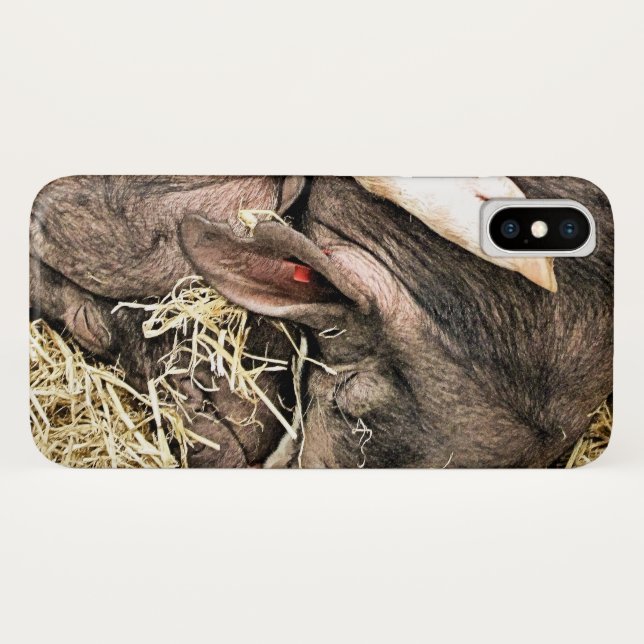 CAPA PARA iPhone, Case-Mate  PEQUENOS SUÍNOS CUTOS (Verso (Horizontal))