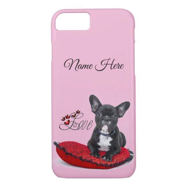 Capa Para iPhone, Case-Mate Perigo Francês - Frenchie - Amor (Verso)