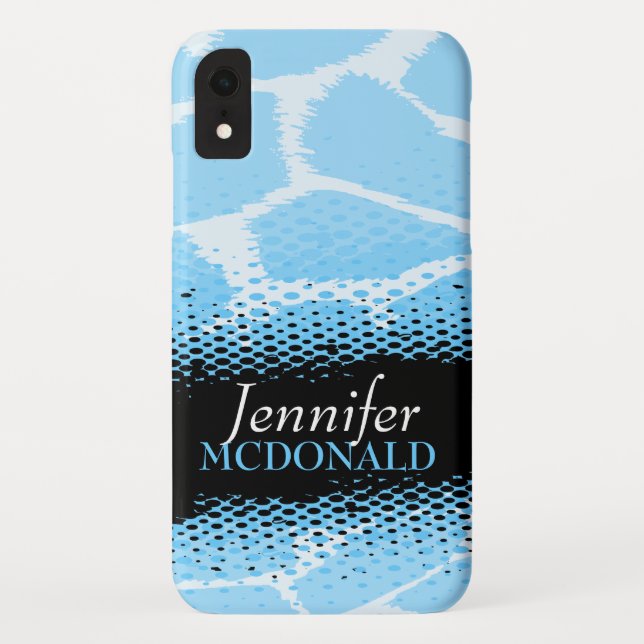 Capa Para iPhone, Case-Mate Personalidade de impressão gráfica azul clara (Verso)