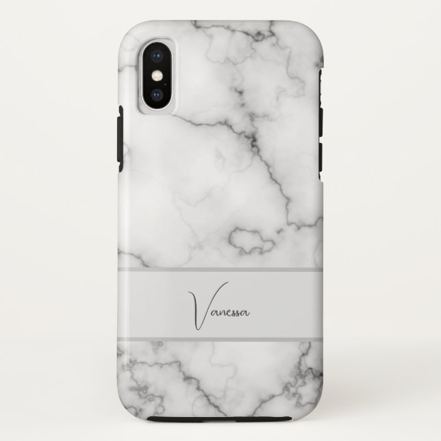Capa Para iPhone, Case-Mate Personalização do padrão Marble (Verso)